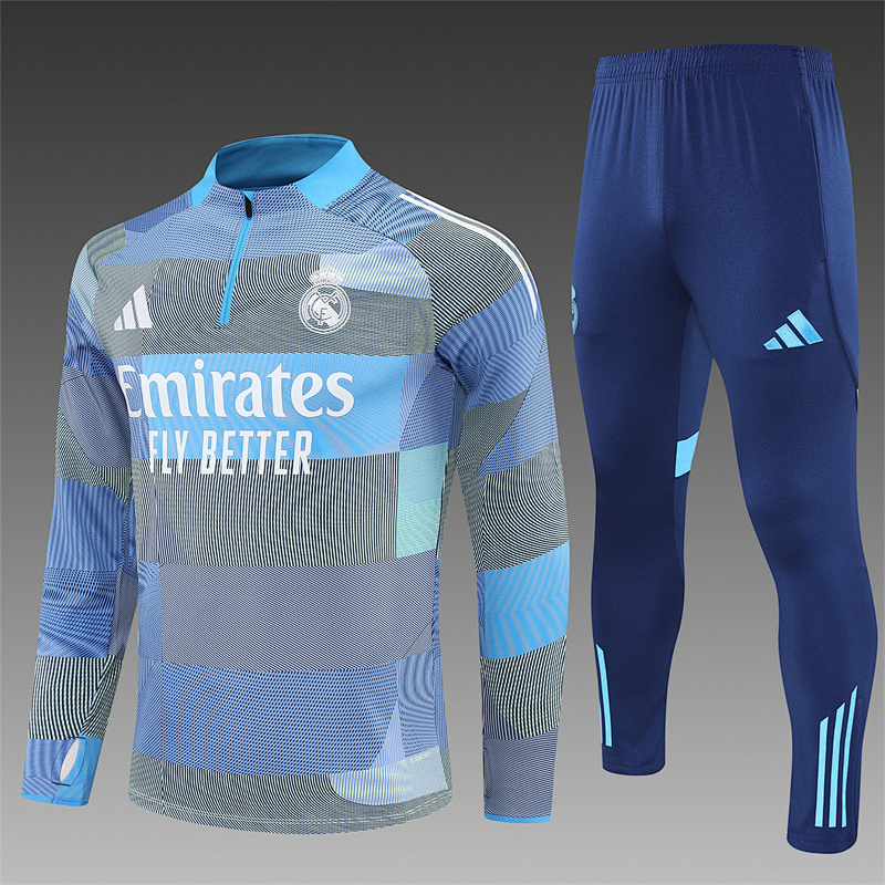 Real Madrid trainingspak beige foto 13