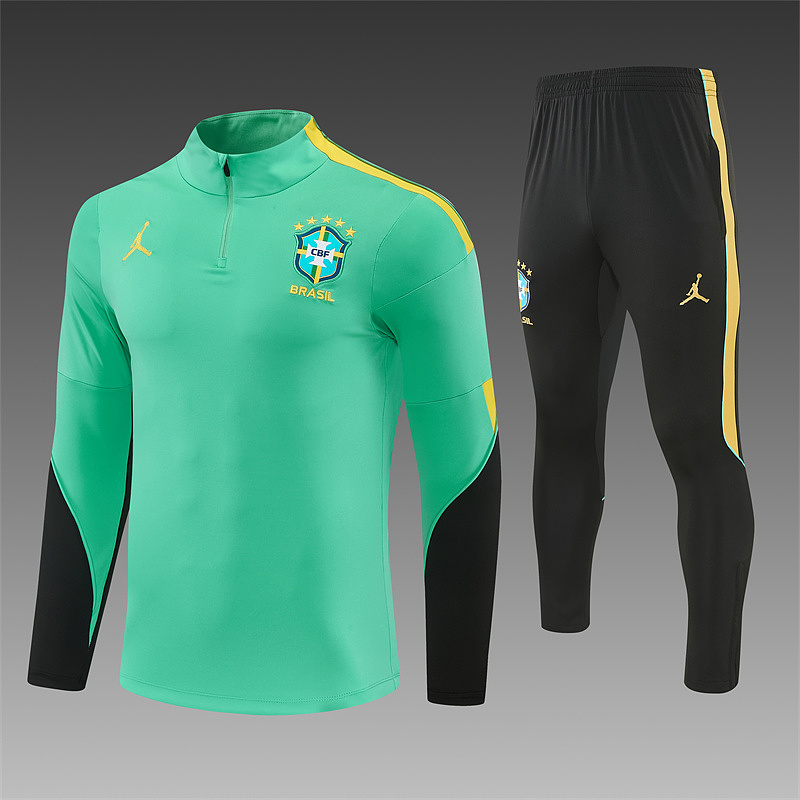 Brazilië trainingspak donkergroen foto 5