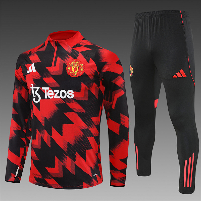 Manchester United trainingspak kobaltblauw foto 8