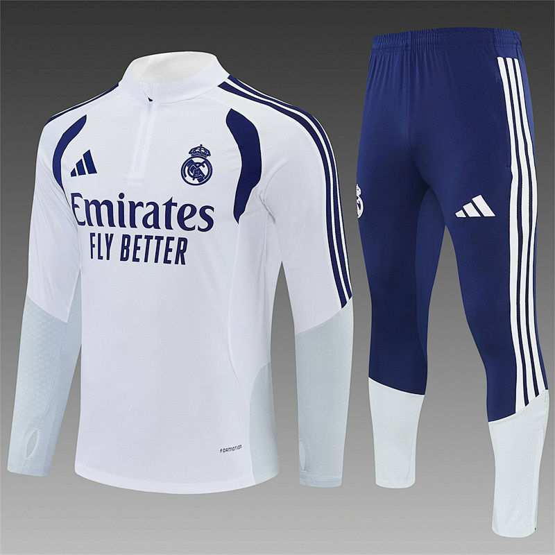 Real Madrid trainingspak beige foto 19