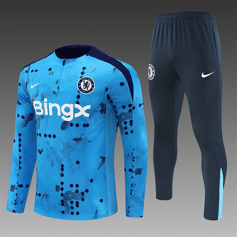 Chelsea trainingspak blauw foto 4