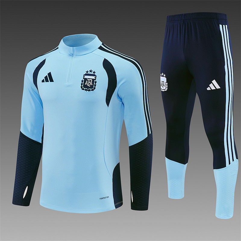 Argentinië trainingspak kobaltblauw foto 2