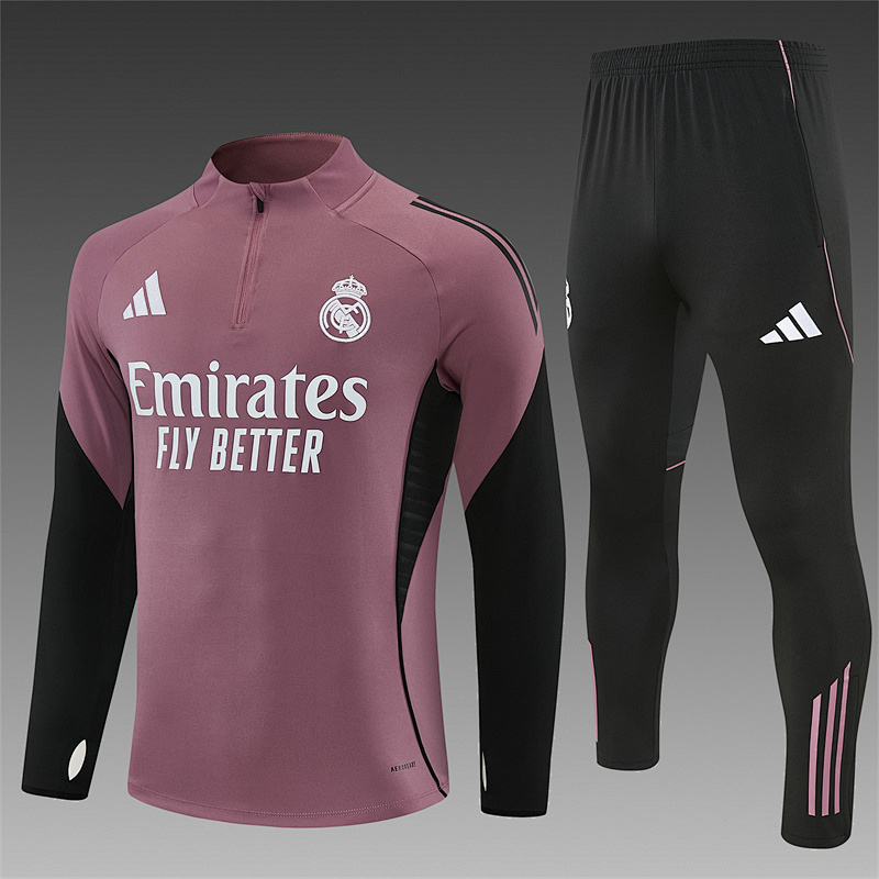 Real Madrid trainingspak beige foto 17