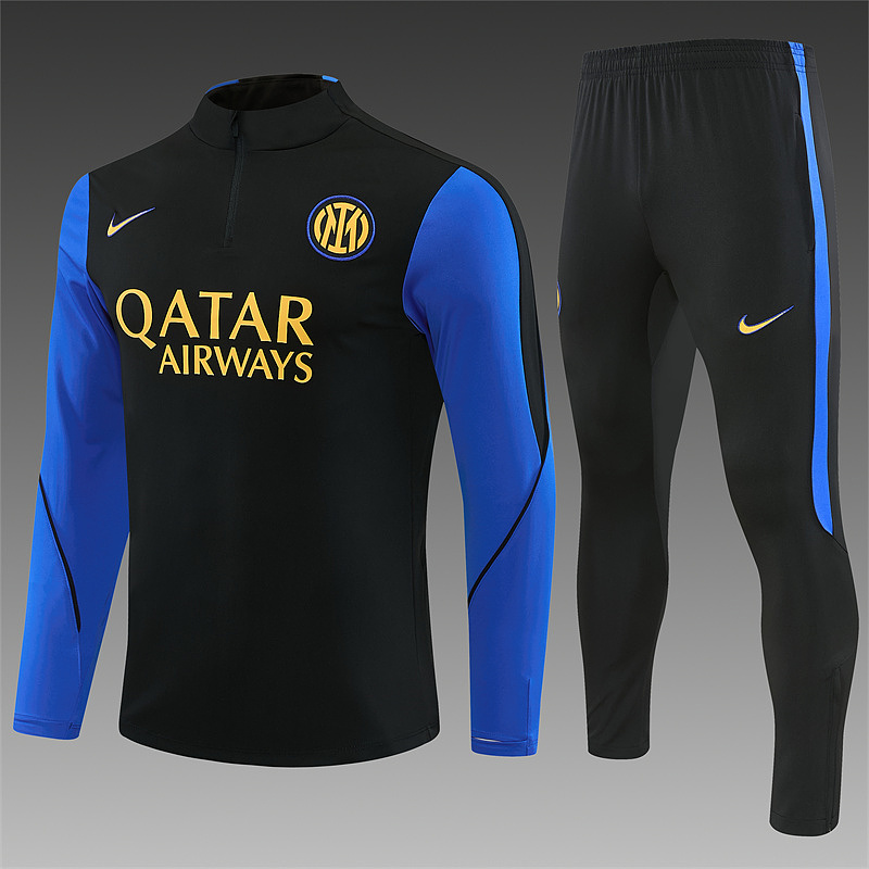 Inter Milan trainingspak blauw foto 4