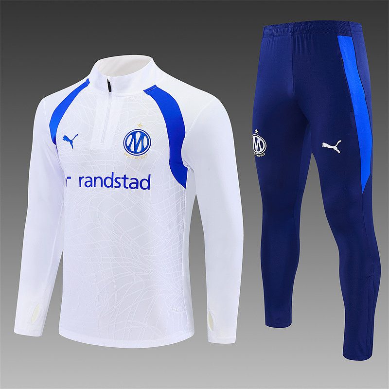 Olympique Marseille trainingspak blauw foto 5