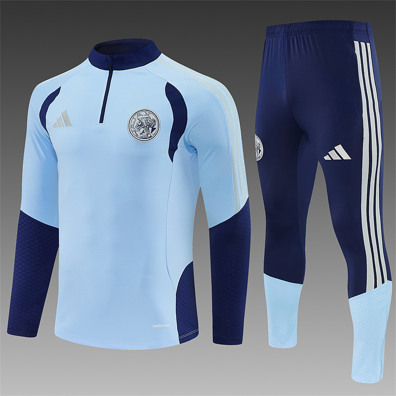 Ajax trainingspak kobaltblauw foto 2