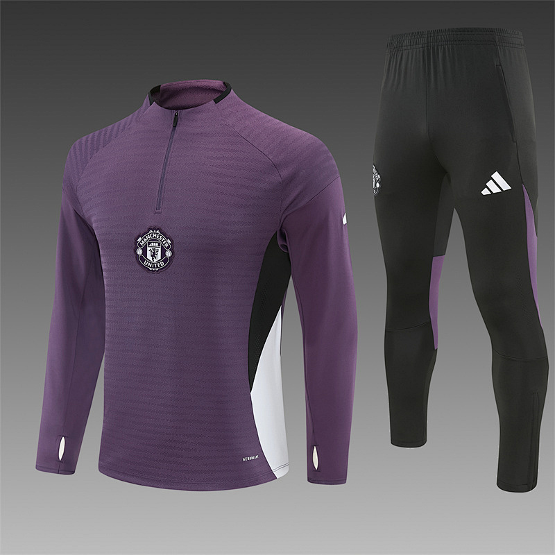 Manchester United trainingspak kobaltblauw foto 3