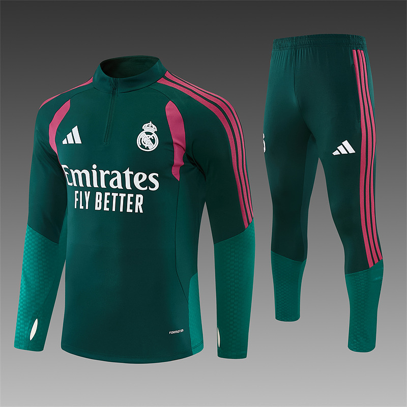 Real Madrid trainingspak beige foto 4