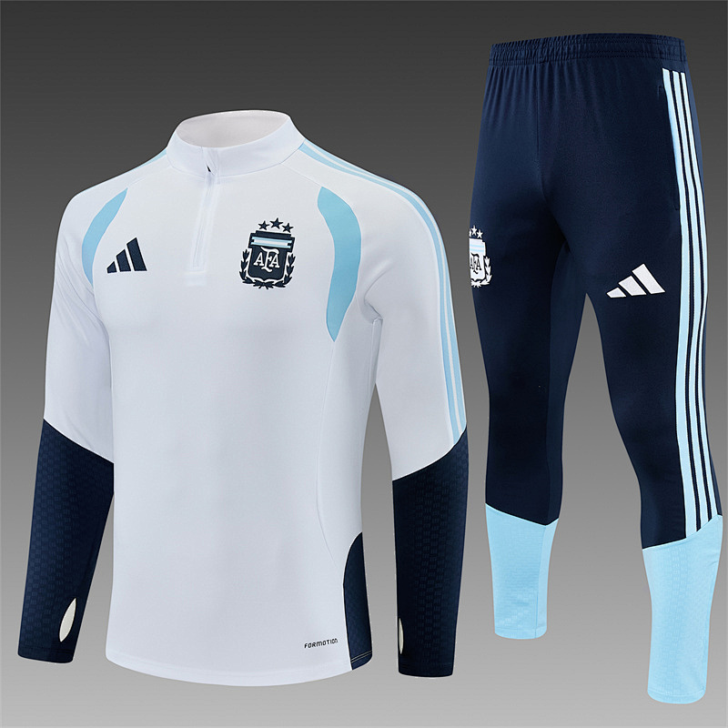 Argentinië trainingspak kobaltblauw foto 3