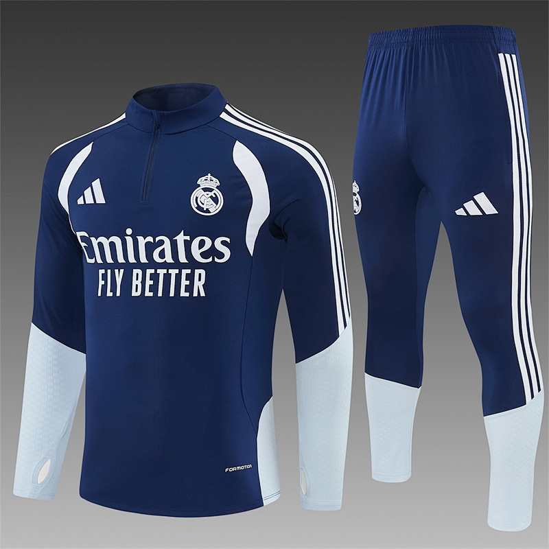 Real Madrid trainingspak beige foto 11