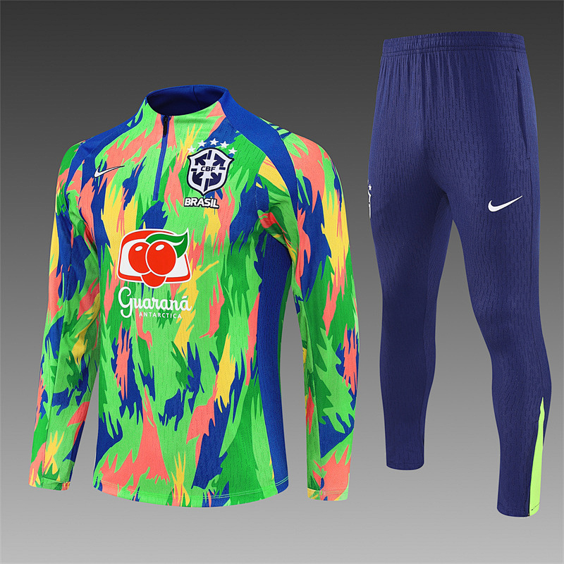 Brazilië trainingspak donkergroen foto 3