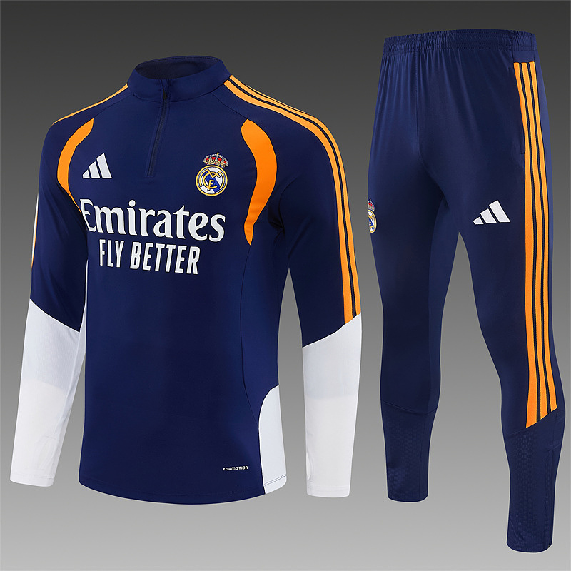 Real Madrid trainingspak beige foto 6