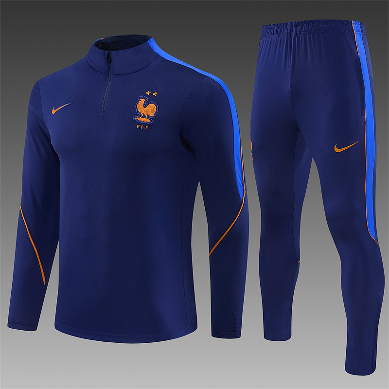 Frankrijk trainingspak blauw foto 2